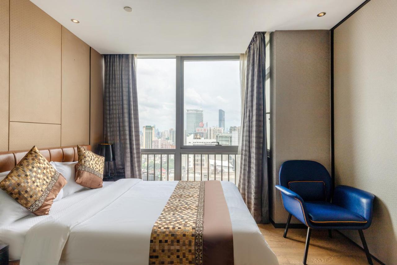 Yoyo Apartment Jiedeng Metropolis Branch, Beijing Road Guangzhou Eksteriør bilde